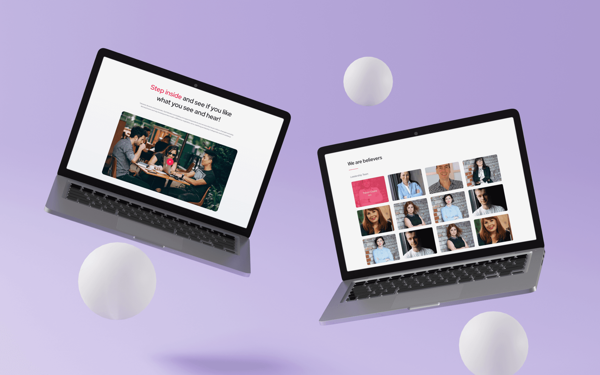 OpsTalent responsive website overview